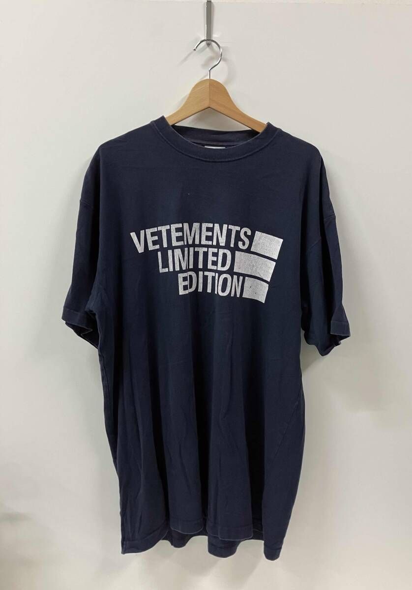 VETEMENTS ヴェトモン vetements limited edition ロゴtee 半袖Tシャツ