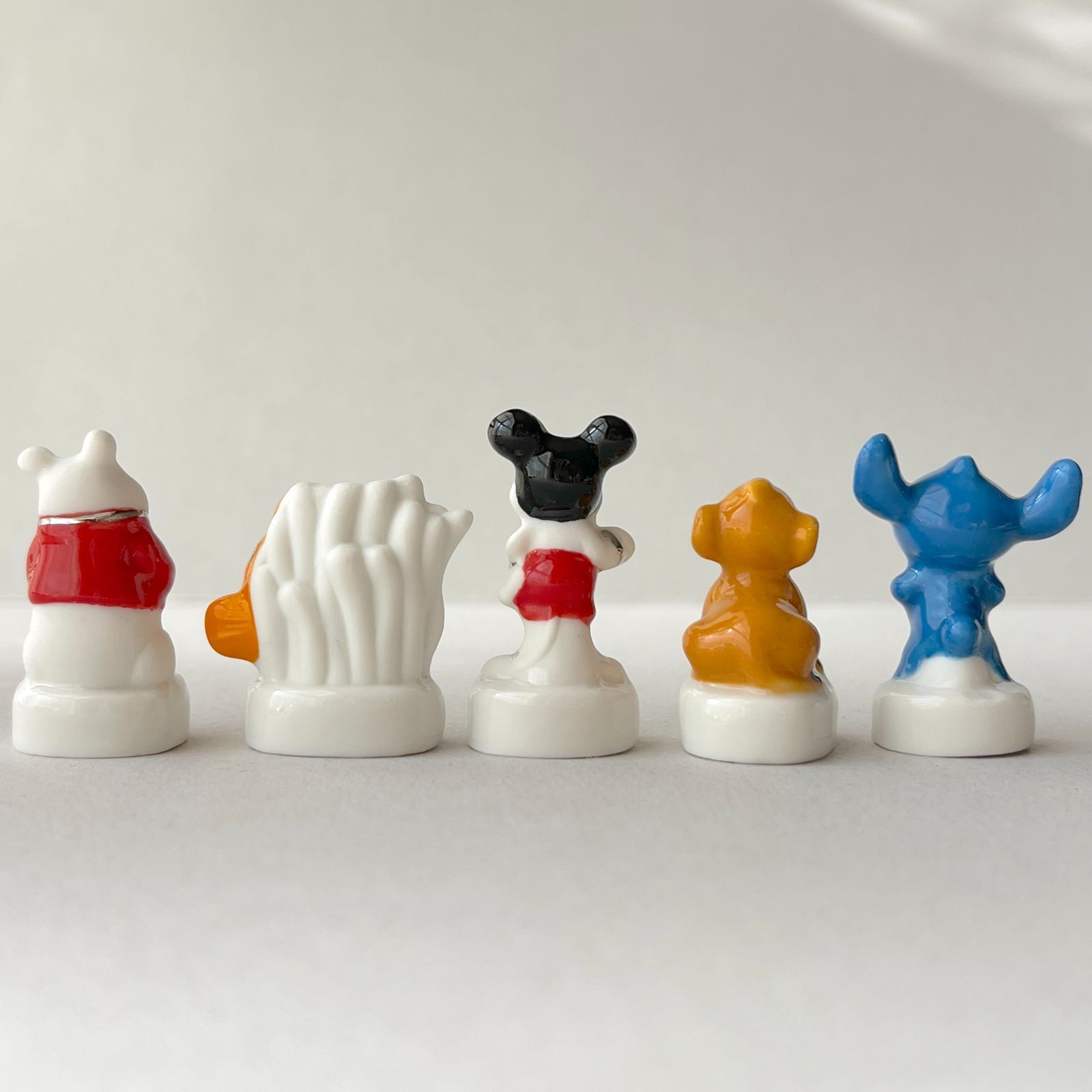 フェーヴ ディズニー100周年 10個 フランス フェーブ ミニチュア陶器