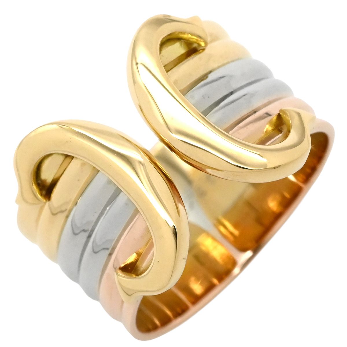 ◎Cartier カルティエ　K18YGイエローゴールドC2リング　51号750 Cartier CARTIER カルティエ C2リング #51 リング・指輪 K18イエロー