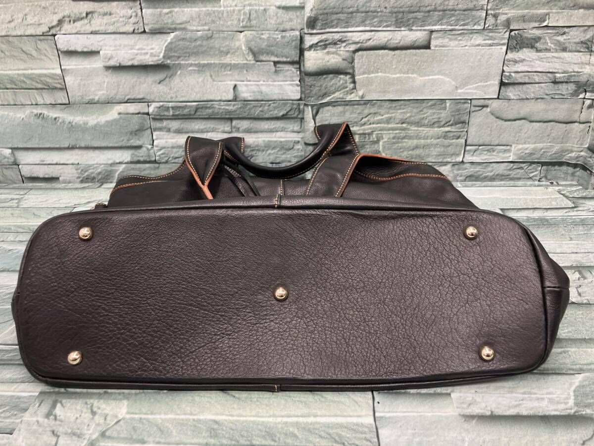 HELEN KAMINSKI ブラックトートバッグ HELEN KAMINSKI レザー トートバッグ Helen Kaminski ブラック