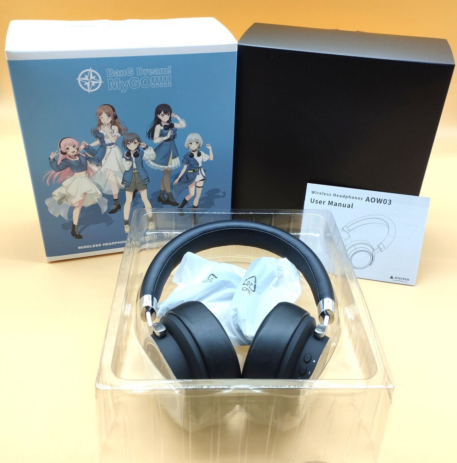 D29554】ワイヤレスヘッドホン ANIMA AOW03「BanG Dream!」コラボ MyGO