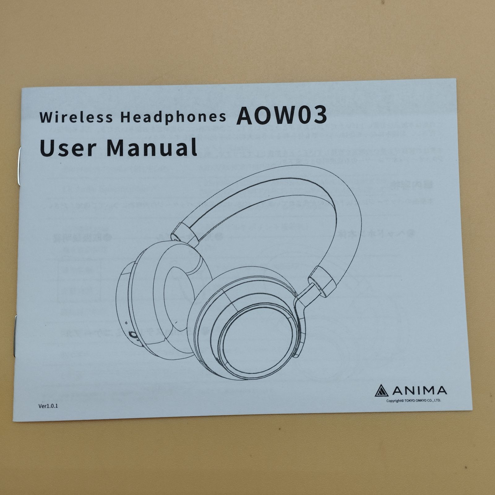 D29554】ワイヤレスヘッドホン ANIMA AOW03「BanG Dream!」コラボ MyGO