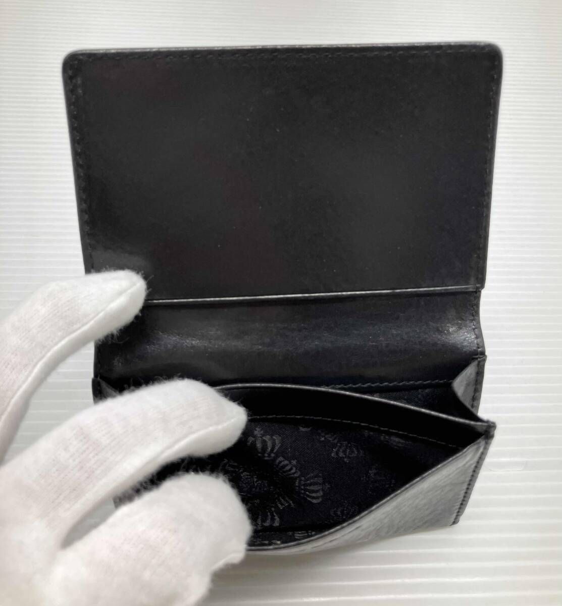 ☆ Justin Davis ジャスティン デイビス カードケース レザー ブラック