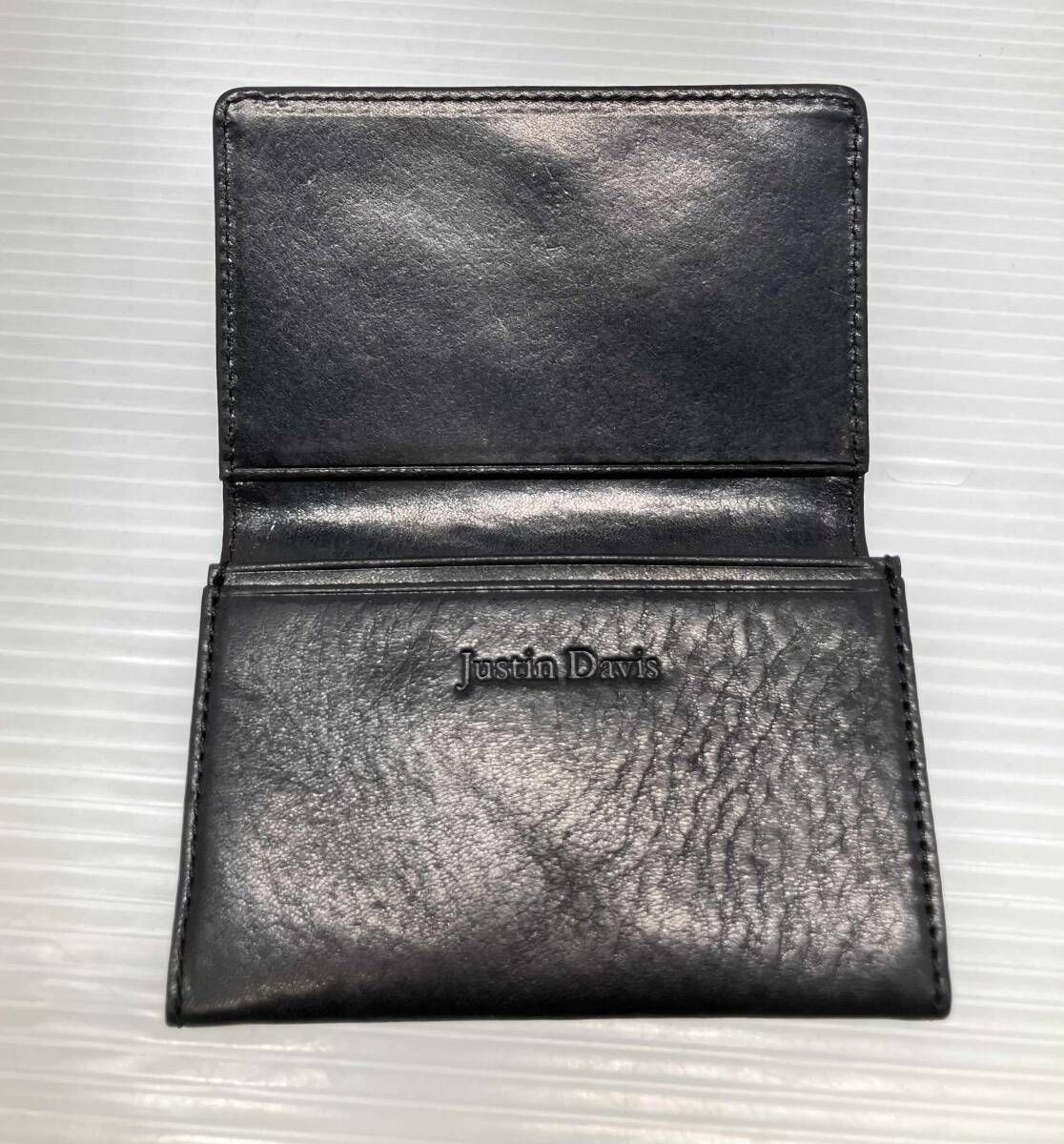 ☆ Justin Justin Davis ジャスティン デイビス 黒 長財布 ウォレット