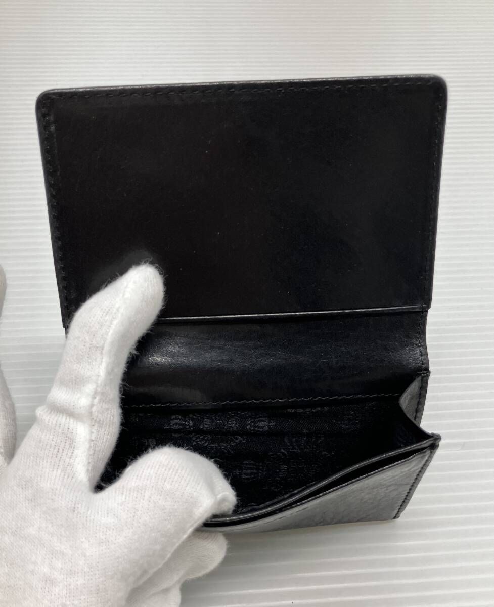 ☆ Justin Davis ジャスティン デイビス カードケース レザー ブラック