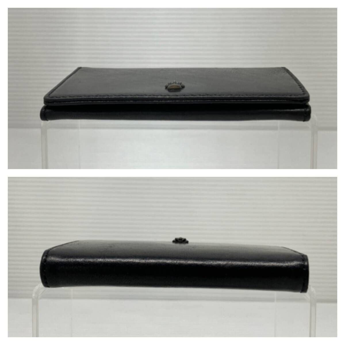 ☆ Justin Davis ジャスティン デイビス カードケース レザー ブラック