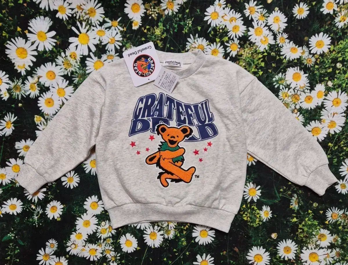 【お買い得，限定SALE】 Grateful Dead 댄싱ベア ノ起毛 スウェット キッズ110 新品 Tシャツ