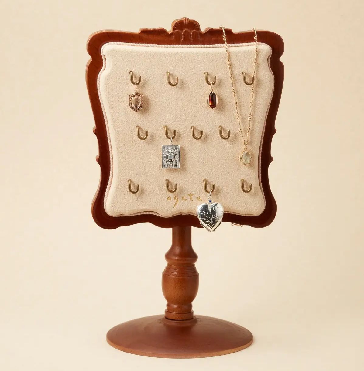 アガット　ノベルティ　チャームスタンド 未使用 33周年限定品 アガット チャームスタンド ノベルティ/25-2050箱