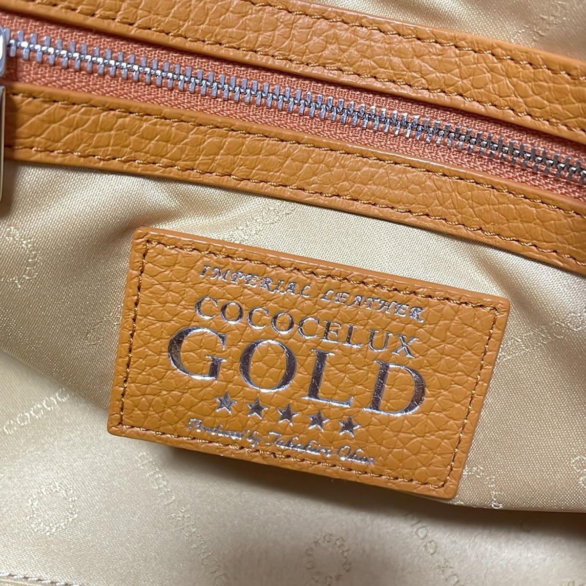 COCOCELUX GOLD 2wayショルダーバッグ グレー ターンロック 未使用 