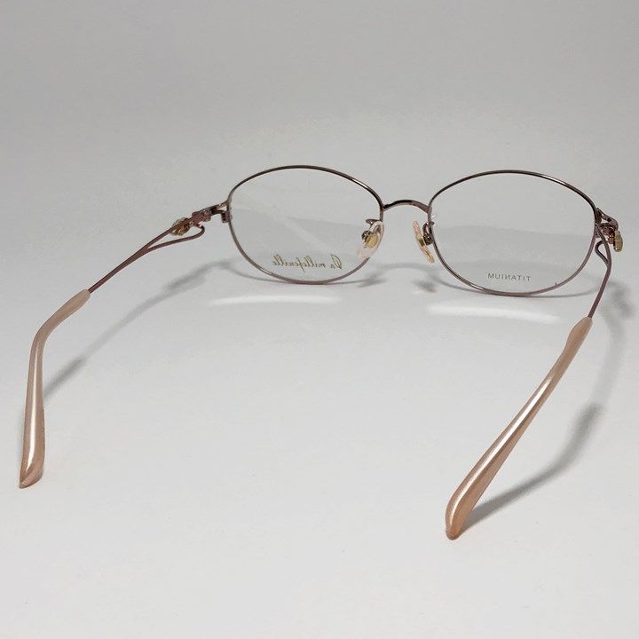 [ la millefeuille ] ラ・ミルフィーユ MLF152-1　53mmサイズ 超軽量 眼鏡 メガネ 超高級ベータチタニウム β-TITANIUM βチタン レディース 日本製 / Hand made in Japan la millefeuille ] ラ・ミルフィーユ MLF152-1 53mmサイズ 超軽量 眼鏡
