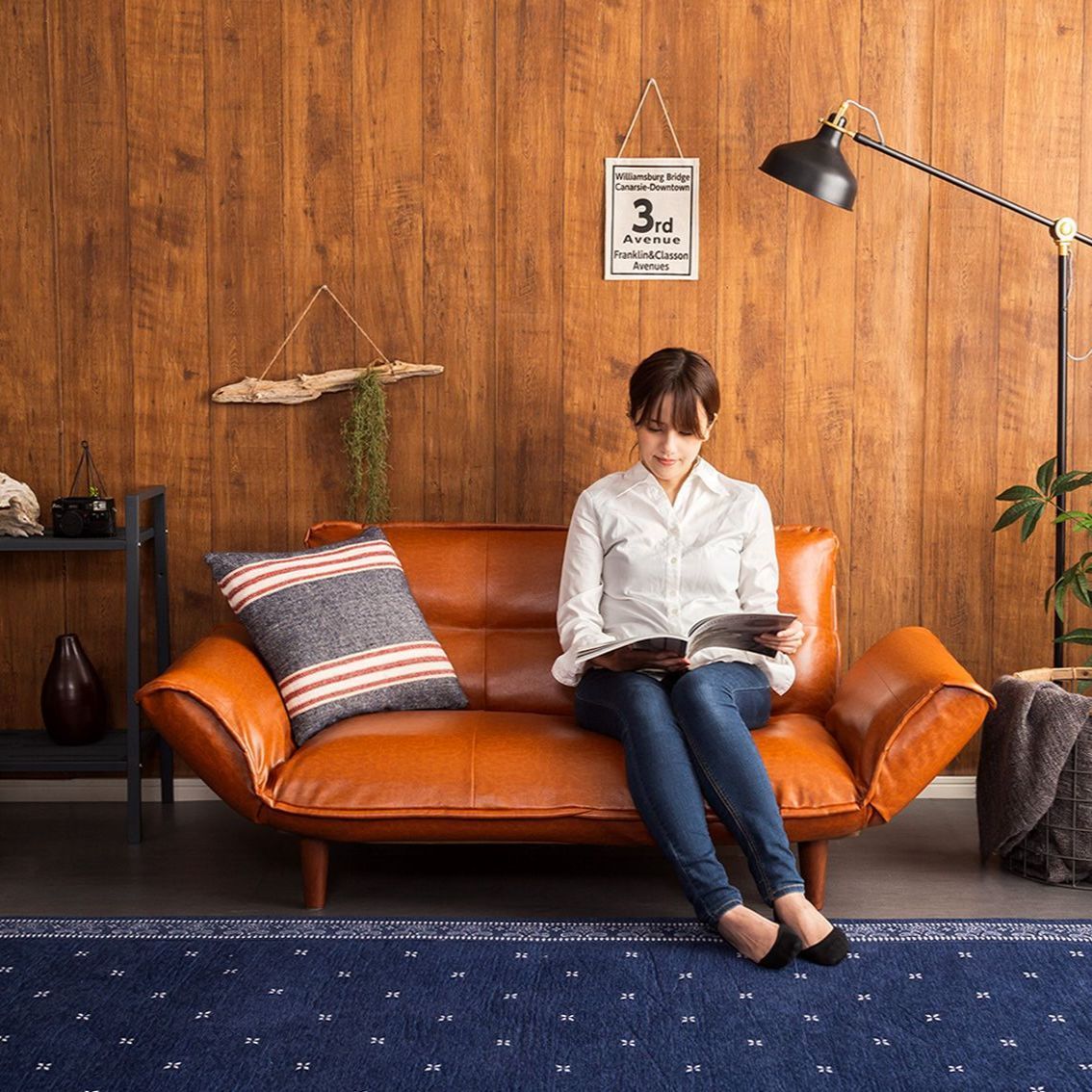  ♪2人掛 レザー調 リクライニング カウチソファ 幅130-170cm ヴィンテージ ソファ カウチ 1人暮らし 2人暮らし DINKS ワンルーム 姫系 新生活 引越し 模様替え L字ソファモダン 2人掛け 3人掛けソファ ソファ ソファベッド