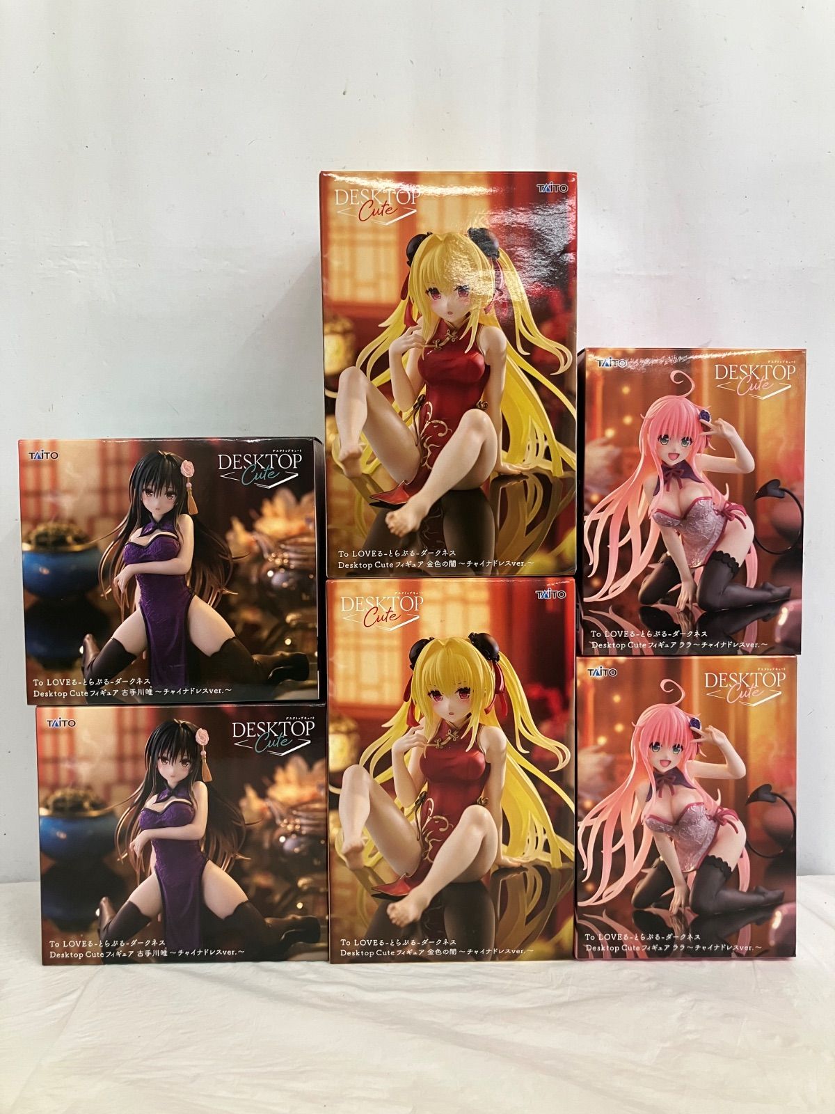 ToLOVEる フィギュア 4個セット ララ 古手川唯 金色の闇 結城美柑
