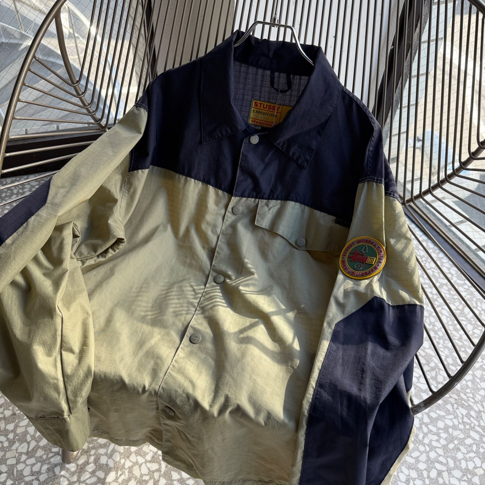 stussy / 90-00s 18周年記念nylon jacket オールドステューシー