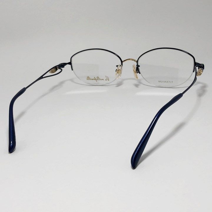 [ la millefeuille ] ラ・ミルフィーユ MLF161-4　53mmサイズ 超軽量 眼鏡 メガネ 超高級ベータチタニウム β-TITANIUM βチタン レディース 日本製 / Hand made in Japan la millefeuille ] ラ・ミルフィーユ MLF161-4 53mmサイズ 超軽量 眼鏡