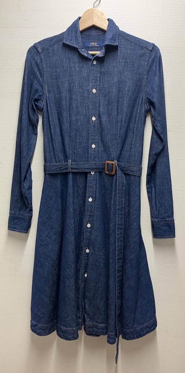 Polo Ralph Lauren ネイビー ワンピース ポロベア M