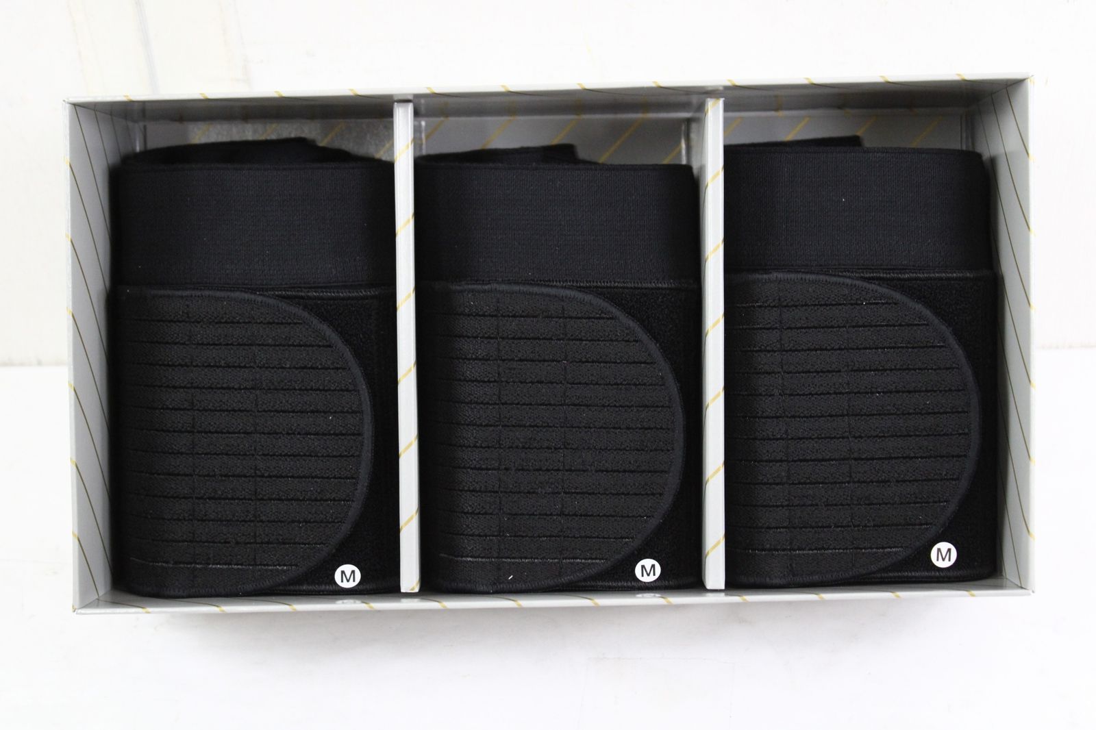 パワーガード ボクサータイプ 男性用ブラック3枚 新品【Mサイズ