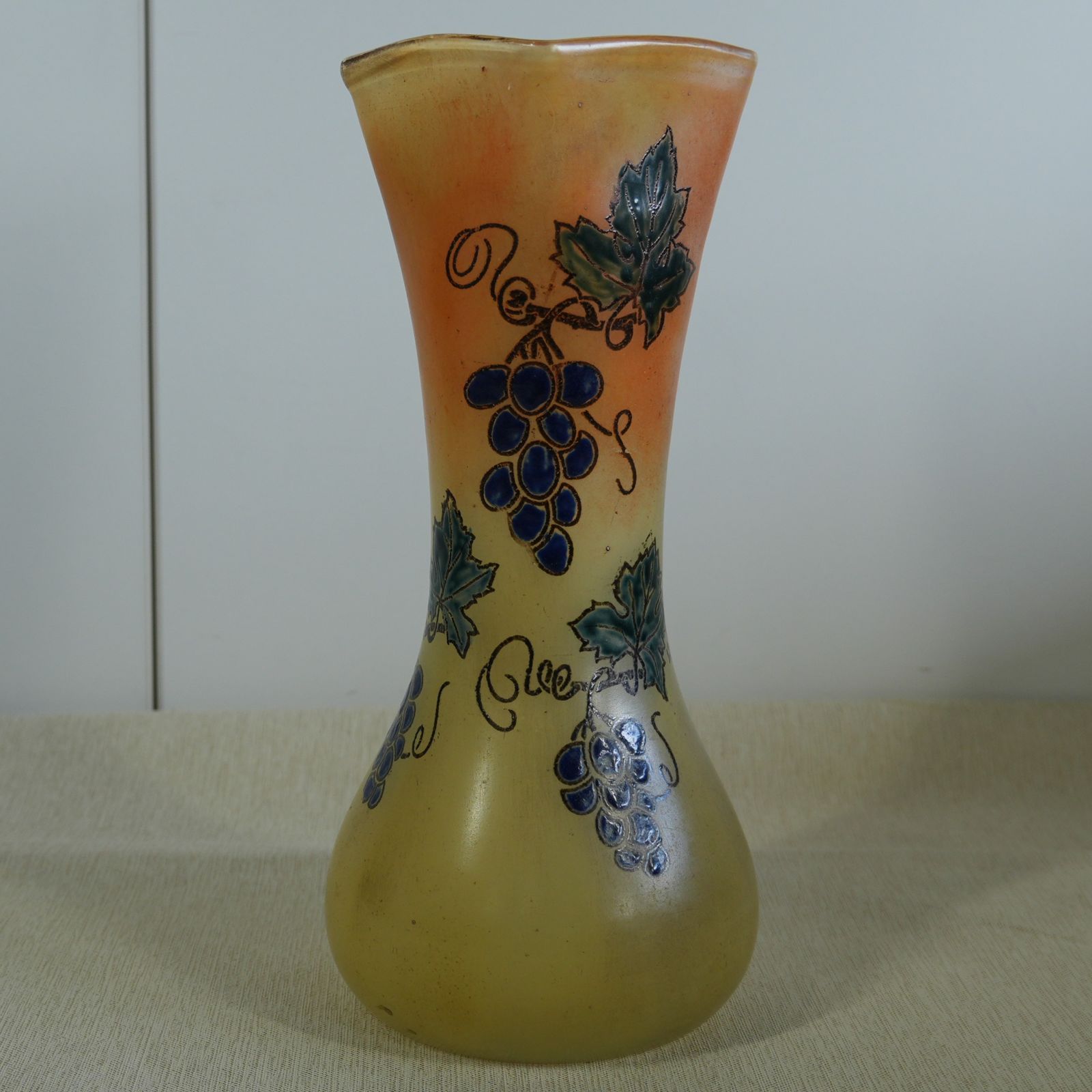 ルグラ Legras 花瓶 アンティークグラス ルグラ Legras 花瓶