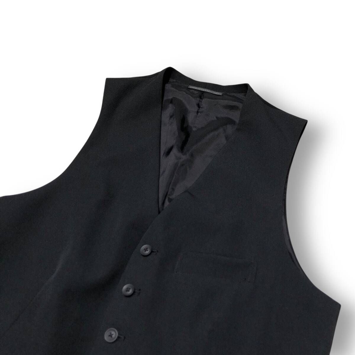 25ss YOHJI YAMAMOTO POUR HOMME WOOL GABARDINE 7 BUTTONS VEST