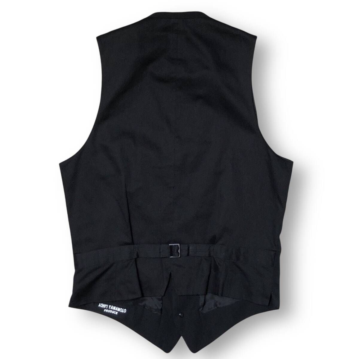 25ss YOHJI YAMAMOTO POUR HOMME WOOL GABARDINE 7 BUTTONS VEST
