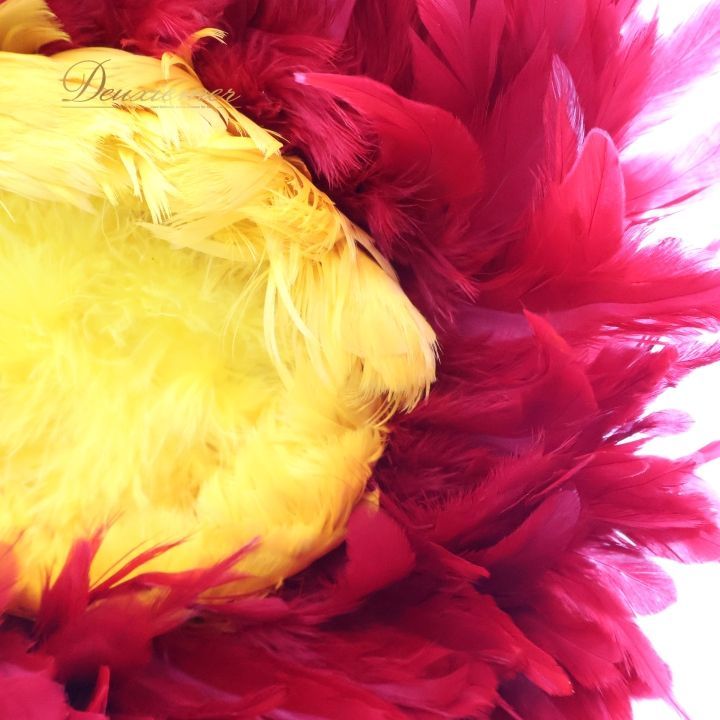 フラダンス ウリウリ マラカス 小物 小道具 楽器 タヒチアン レッド系