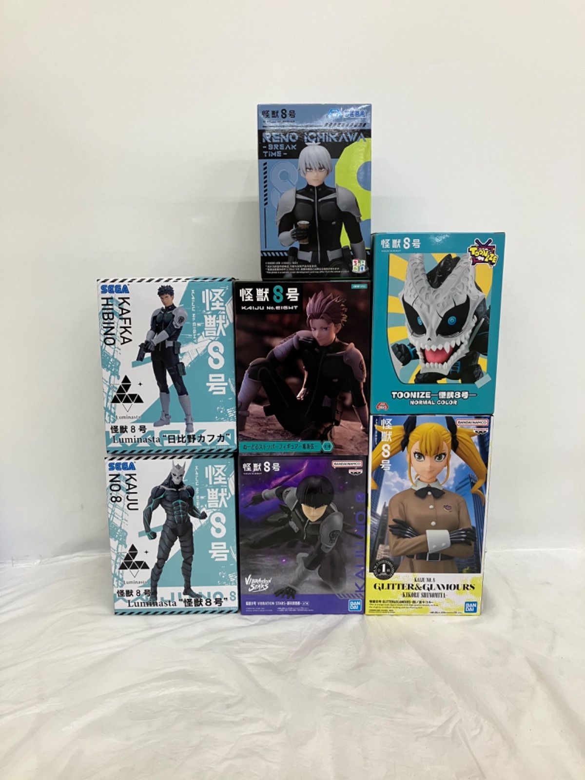 【新品未開封】フィギュアまとめ売り２０個　ジョジョ　ワンピース　怪獣8号 他 未開封 怪獣8号 フィギュア 7個セット LFJ831 f101 - メルカリ