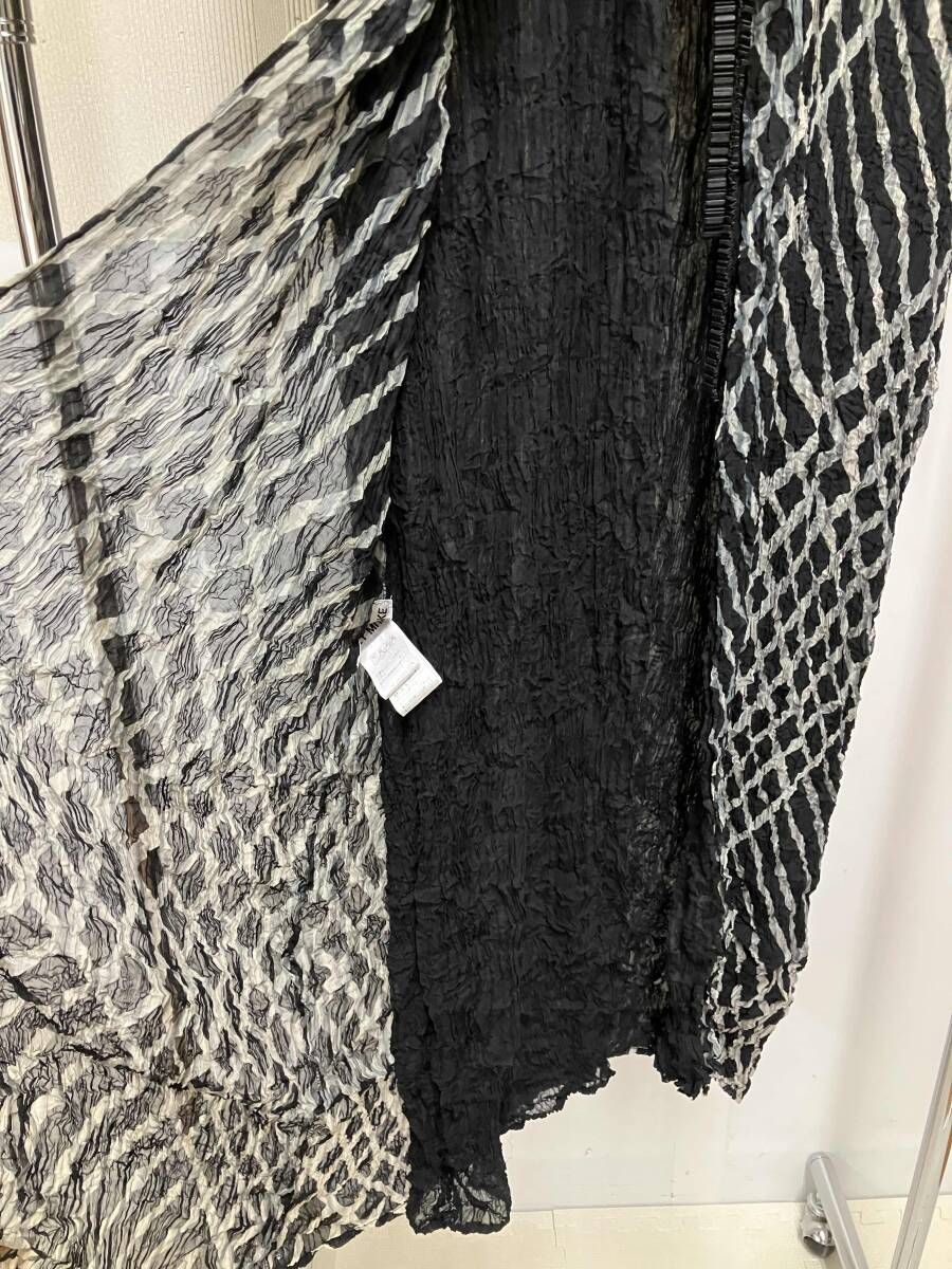 極美品！ISSEYMIYAKE イッセイミヤケ　黒タグ　ロングカーディガン イッセイミヤケロングカーディガン