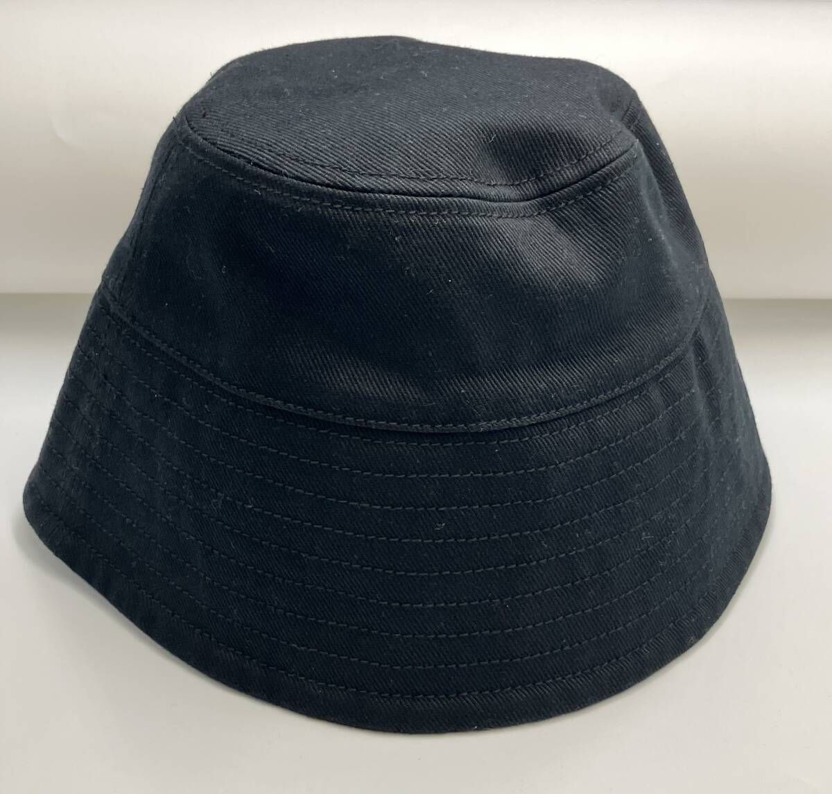 ハット ブラック PATOU バケットハット ロゴ ハット ブラック パトゥ