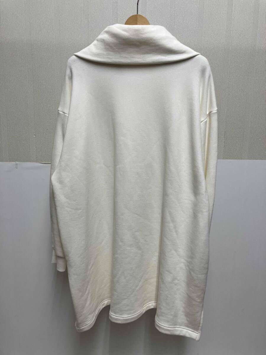 Y's ワイズ YX-B01-011 ハーフジップスウェット ホワイト サイズ1