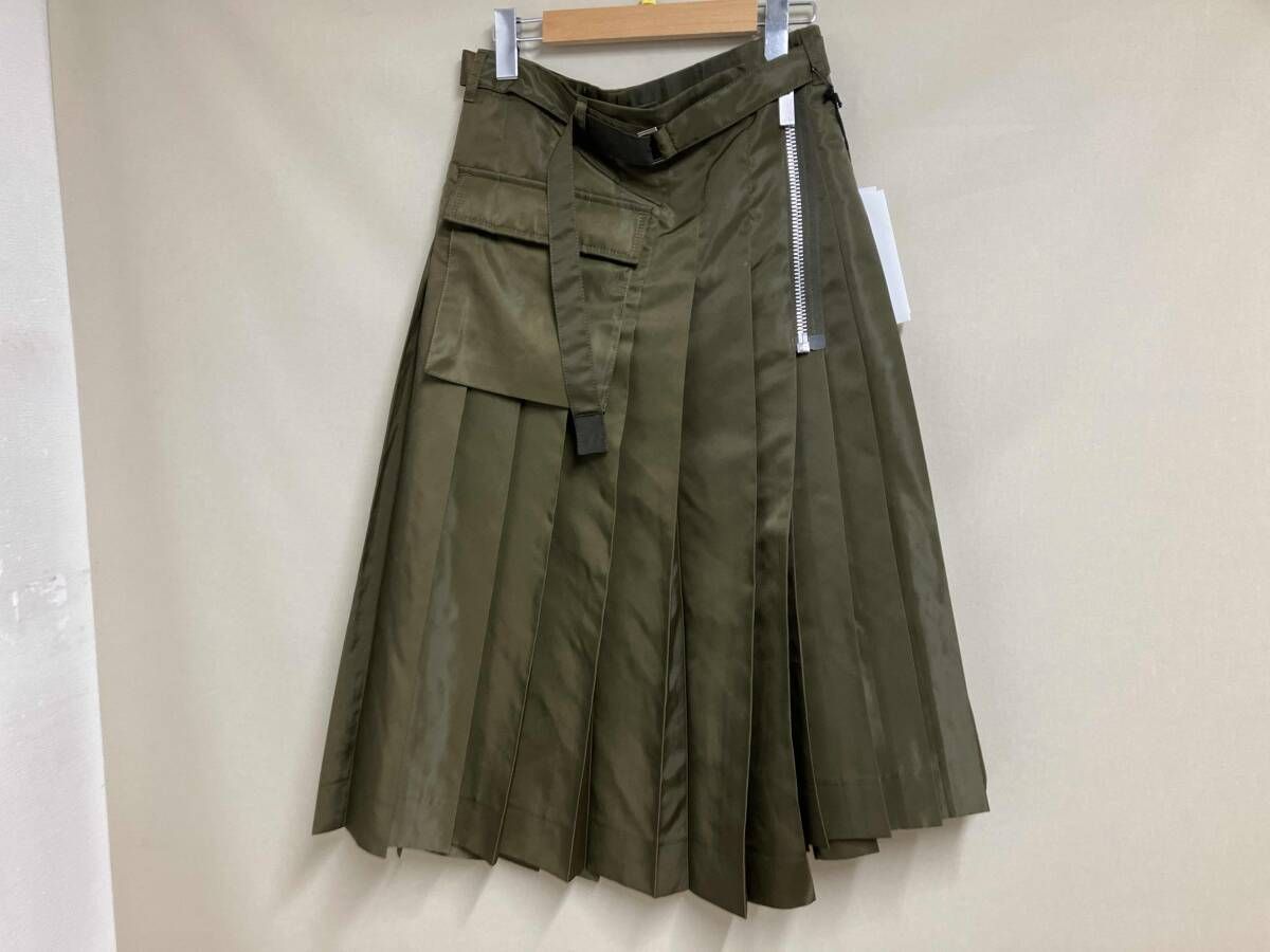 SACAI サカイ 24AW 24-07386 NYLON TWILL SKIRT ナイロン ツイル