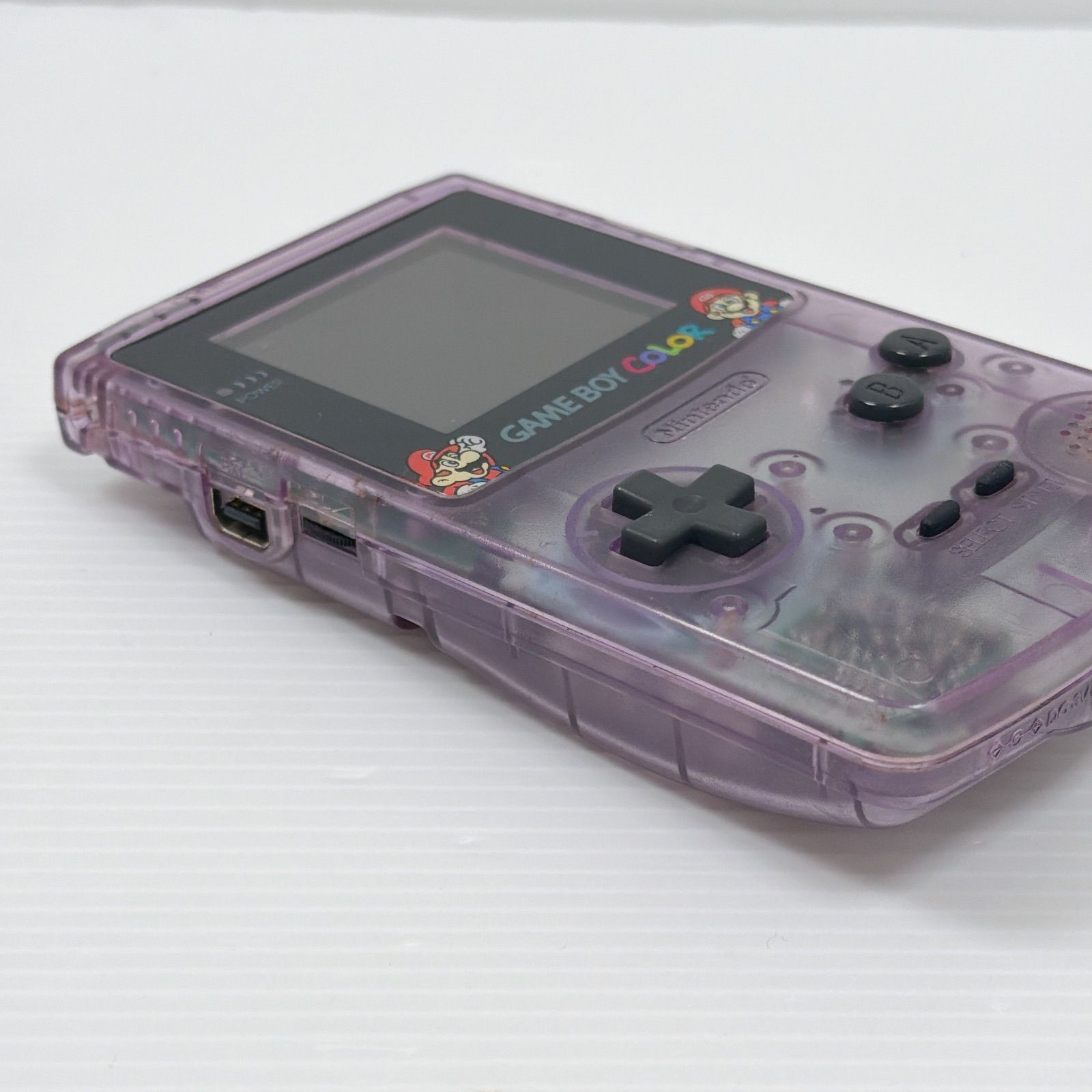 【希少品】ジャスコオリジナル ゲームボーイカラーマリオバージョン クリアパープル 希少品】ジャスコオリジナル ゲームボーイカラーマリオバージョン