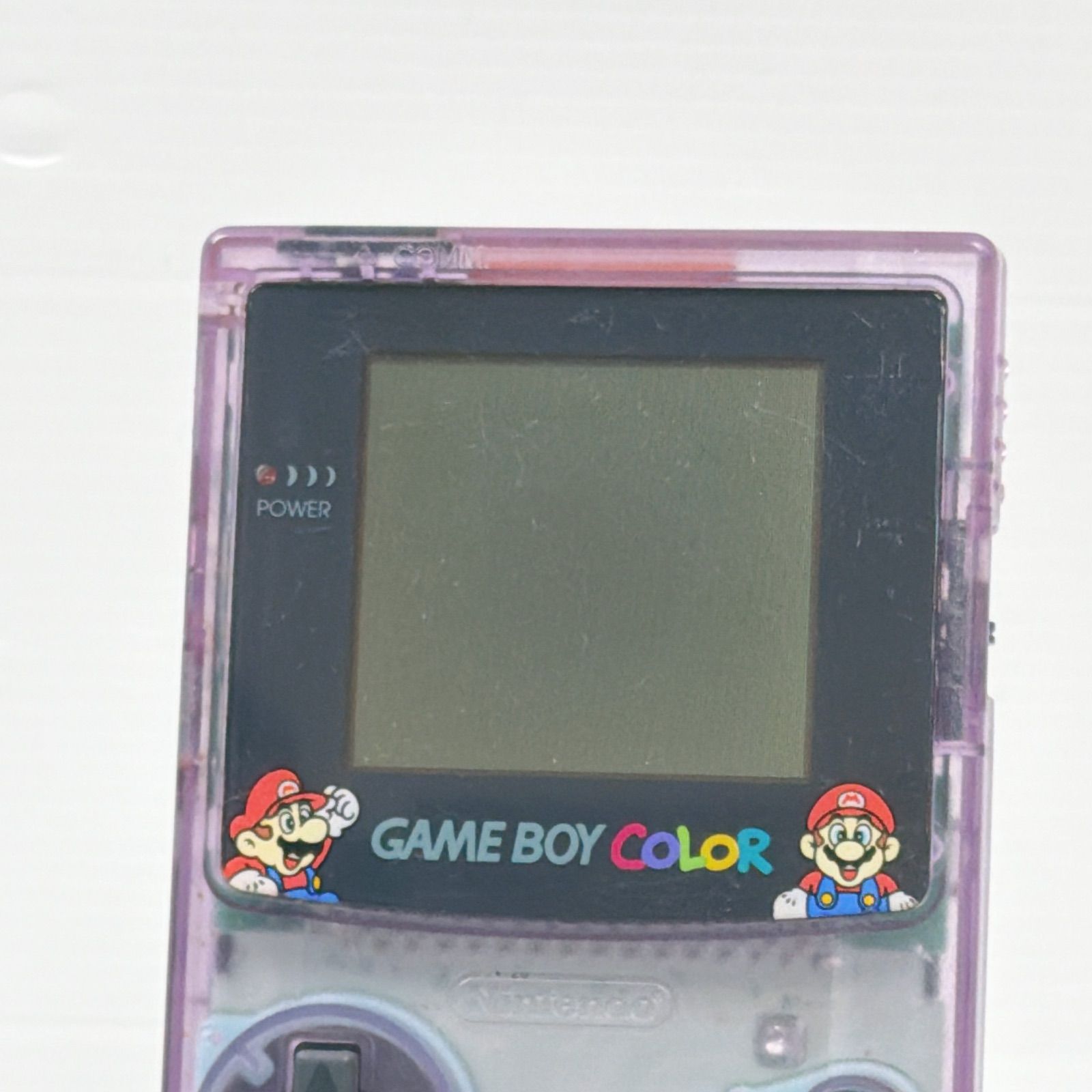 ゲームボーイカラー ジャスコ限定 マリオバージョン クリアパープル