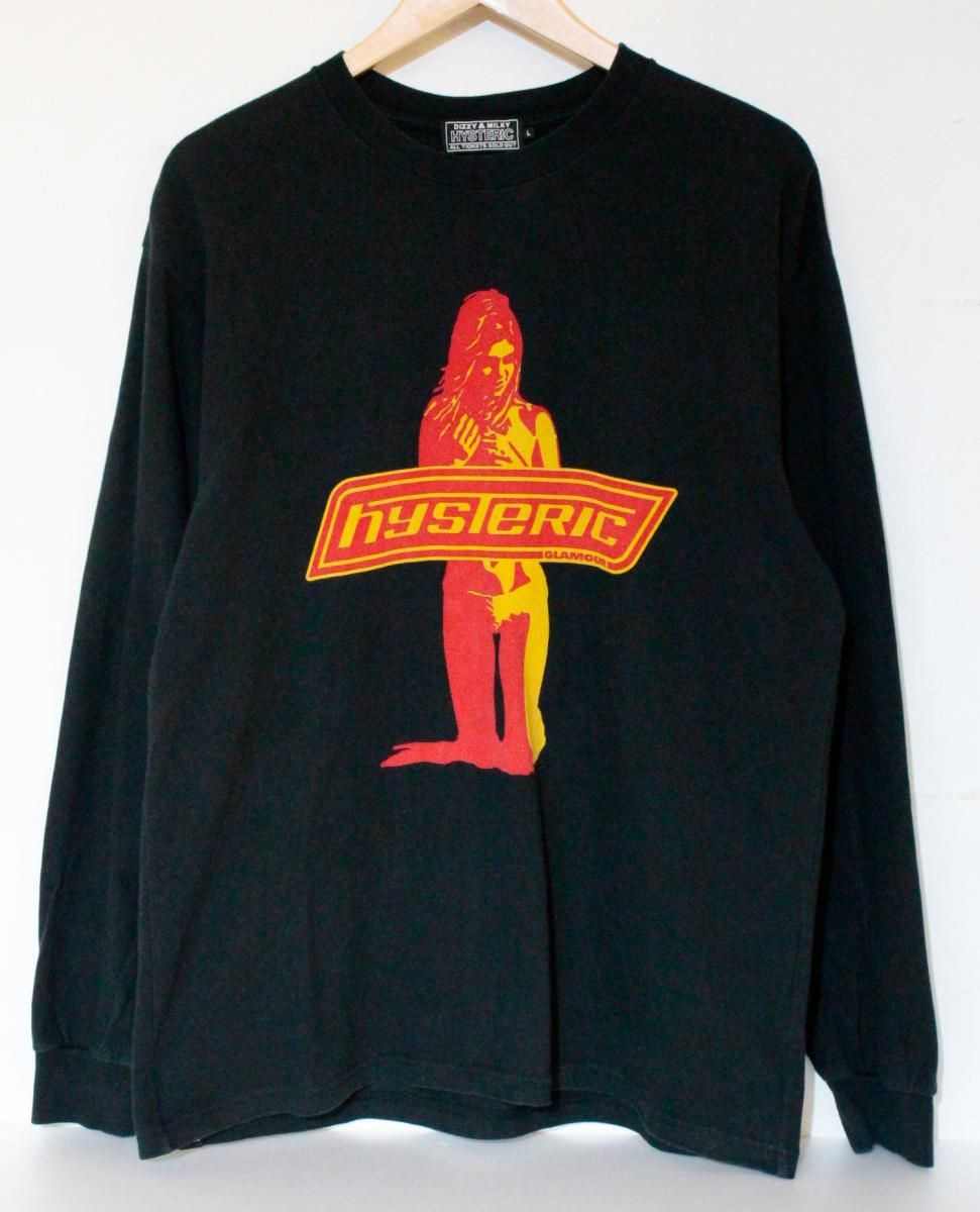 HYSTERIC GLAMOUR ロンT DAILY TIMES サイズ L 中古】 HYSTERIC GLAMOUR メンズロンT L HYSTERIC GLAMOUR/GOOD TIMES