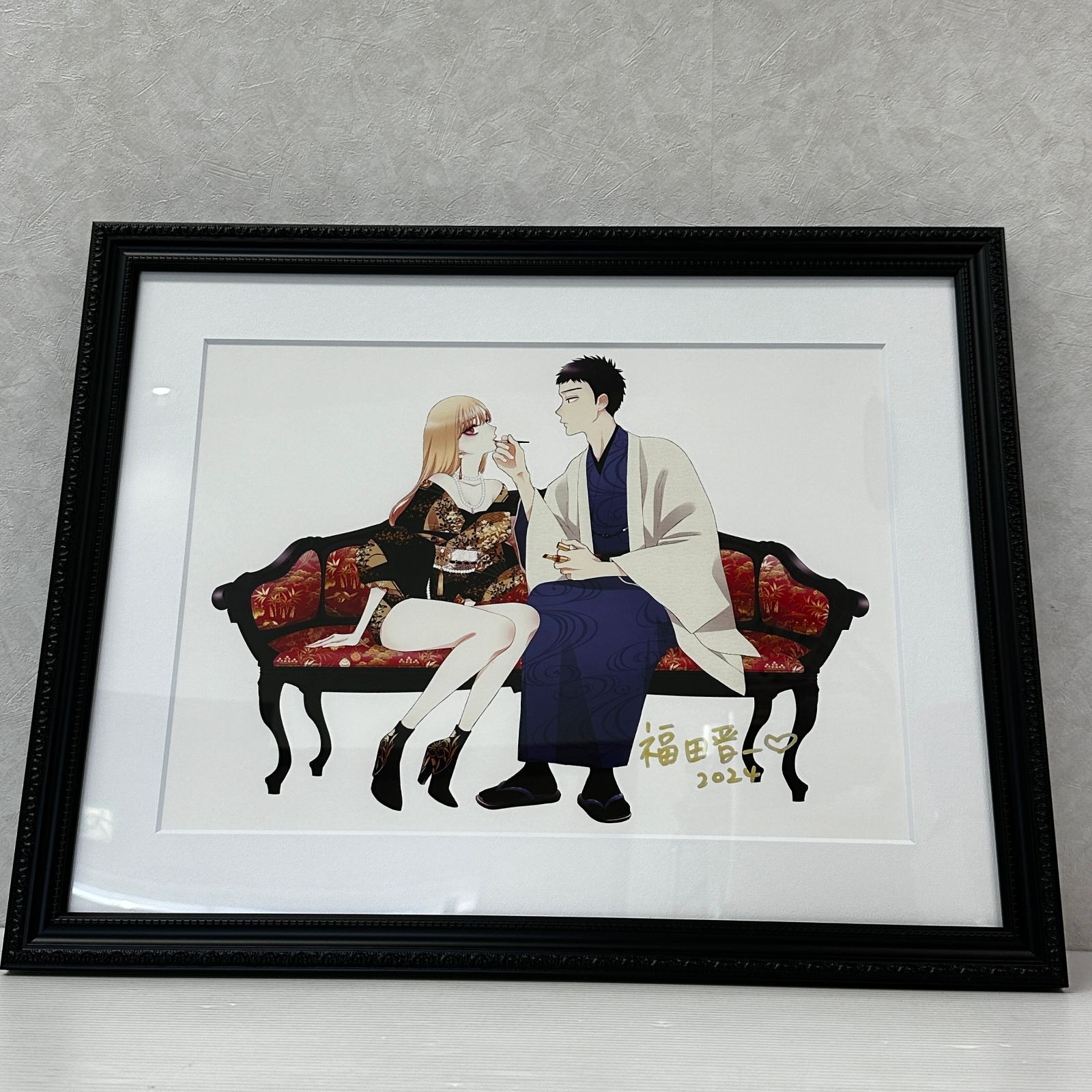 着せ替え人形は恋をする 福田晋一直筆サイン入り複製原画 中古品