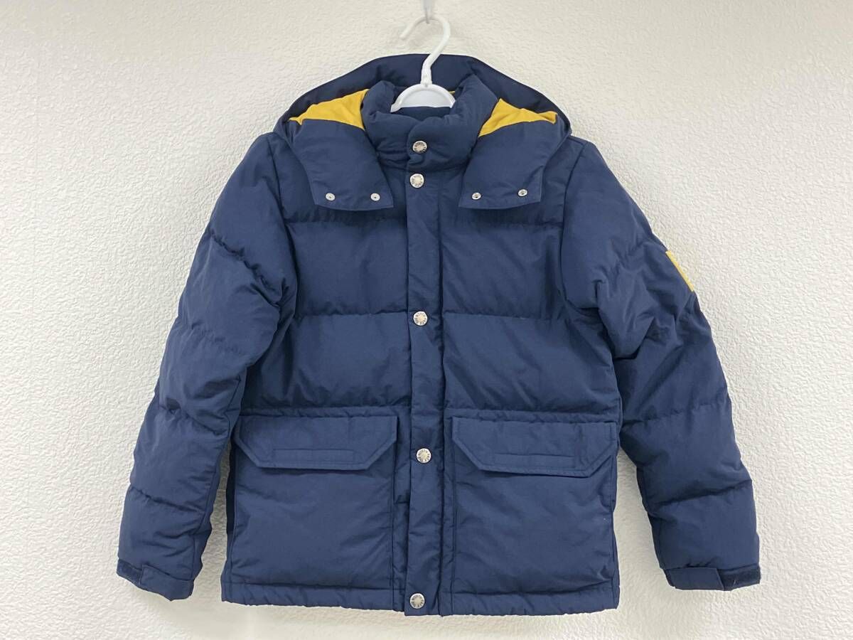 THE NORTH FACE ノースフェイス 【NDJ91705】ダウン アウター ネイビー×イエロー 130