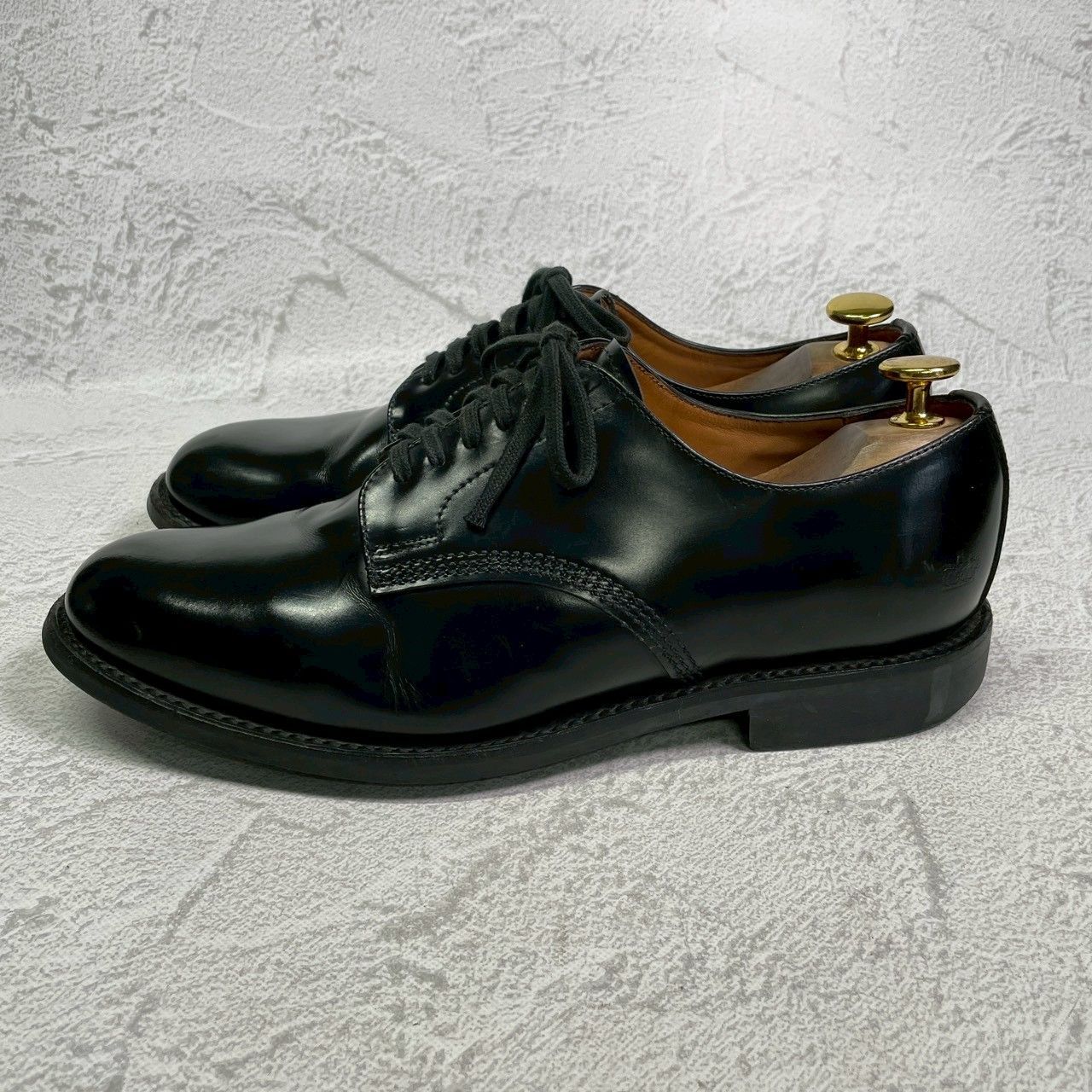 良品】SANDERS サンダース 1384B Officer Shoe オフィサーシューズ
