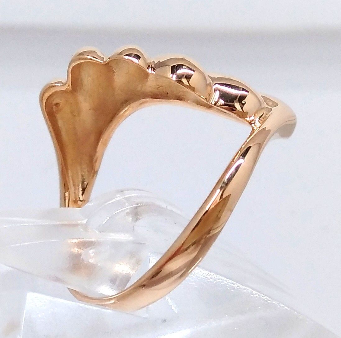 新品仕上げ済】 K18 デザインリング 約10号 3.9g - メルカリ