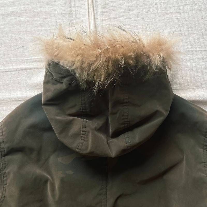 Archive ファイヤーマン モッズコート ドローコード ファー パンク 00s archive アーカイブ ファイヤーマンジャケット 中綿モッズコート