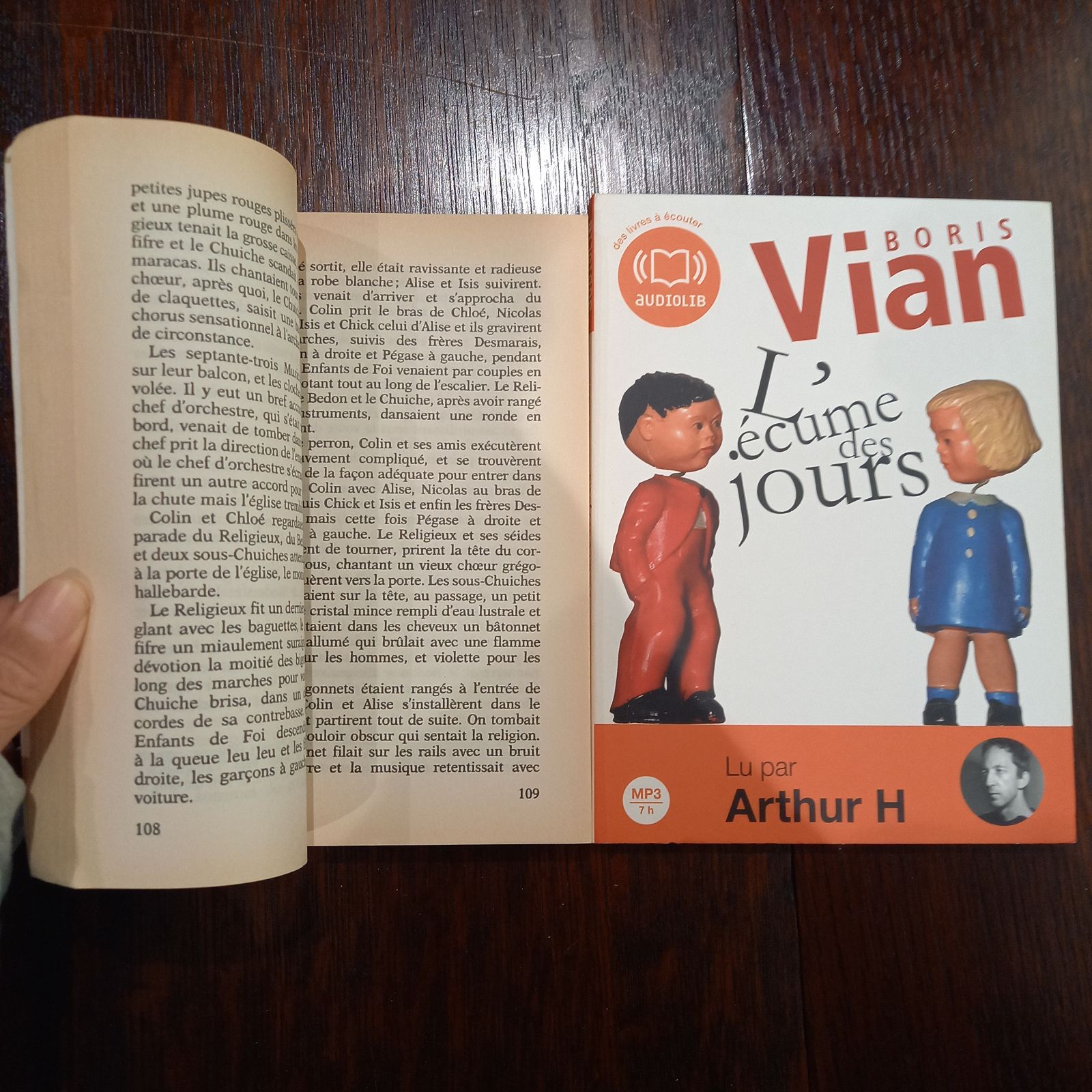 ボリス・ヴィアン 日々の泡 フランス語原書、日本語訳、朗読CD 3点