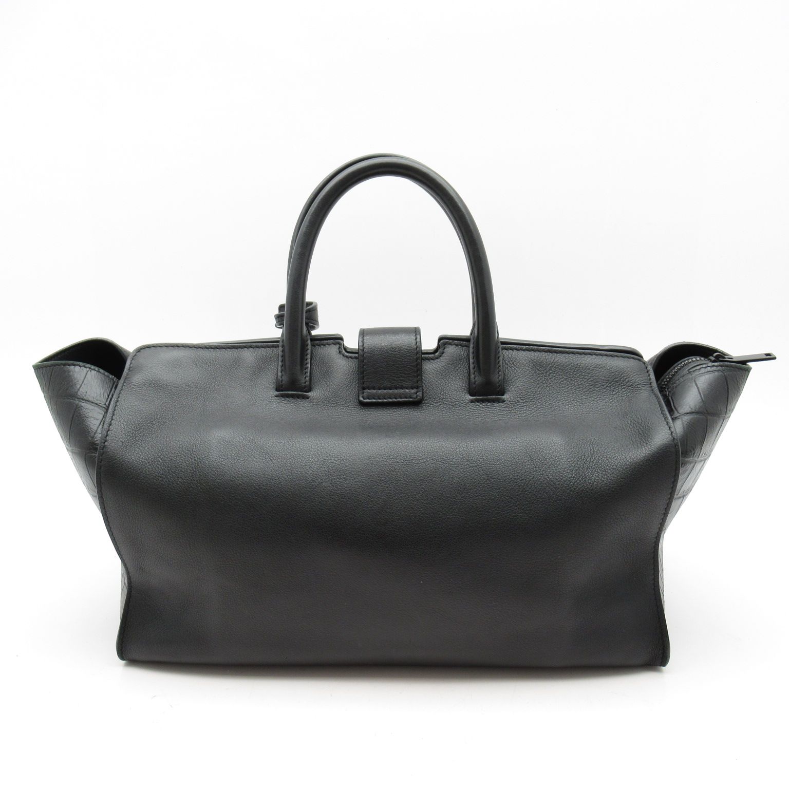 イヴ・サンローラン ダウンタウンカバス ハンドバッグ 436832 クロコ型