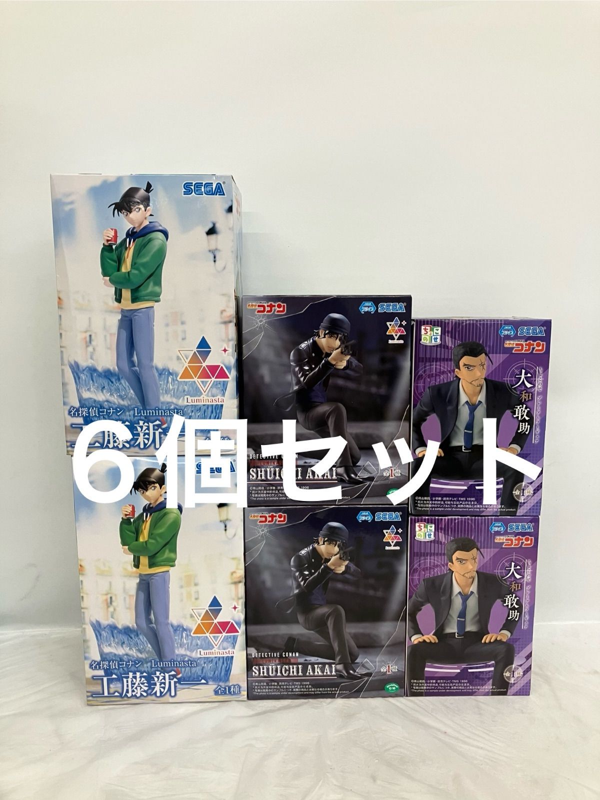 未開封 名探偵コナン フィギュア3種6個セット LFJ832 f101 - メルカリ