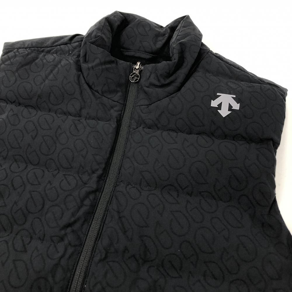 超美品】デサントゴルフ ダウンベスト 黒 ダウン90％ 中田英寿 メンズ