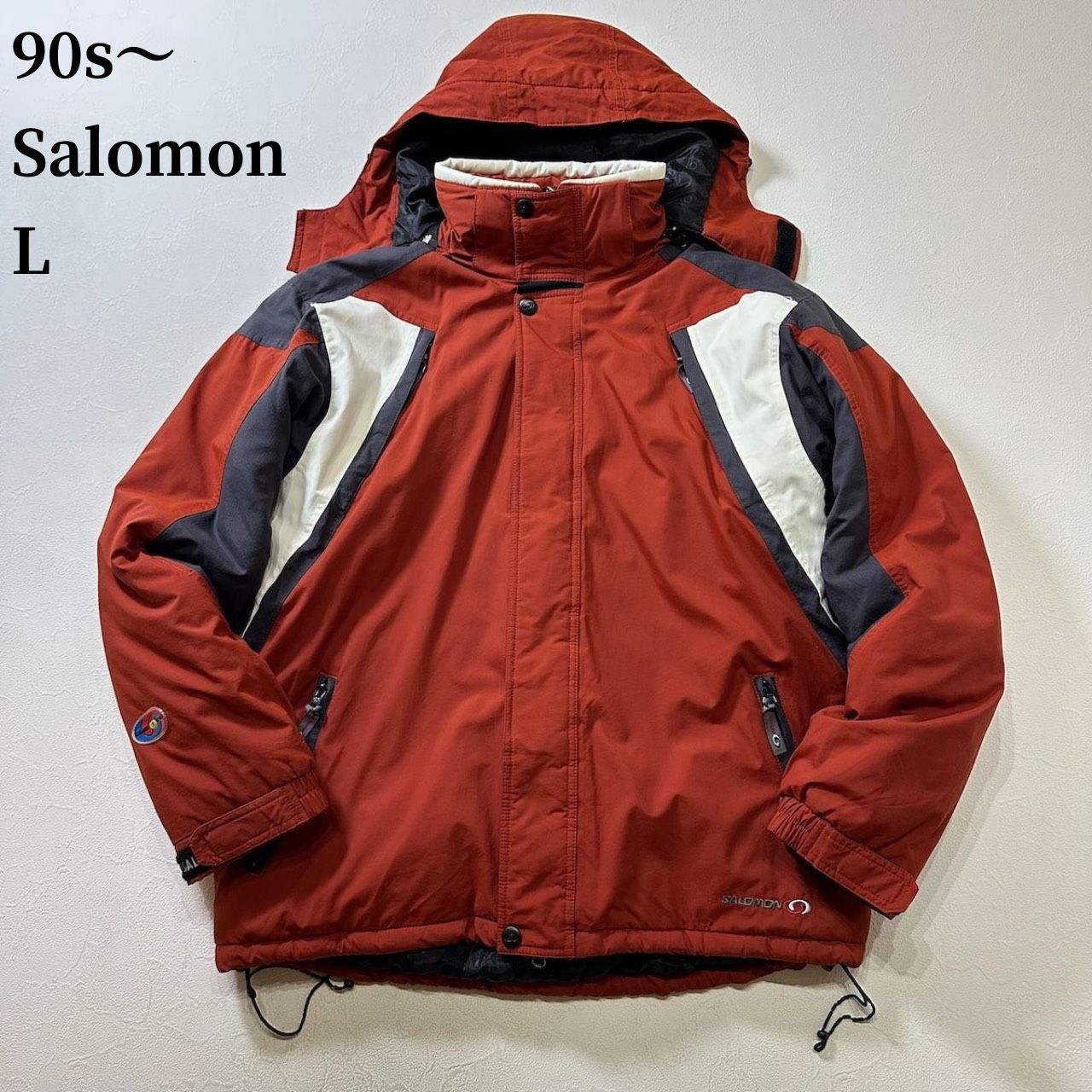 90s~ Salomon スノーボードジャケット ナイロン マウンテンパーカー