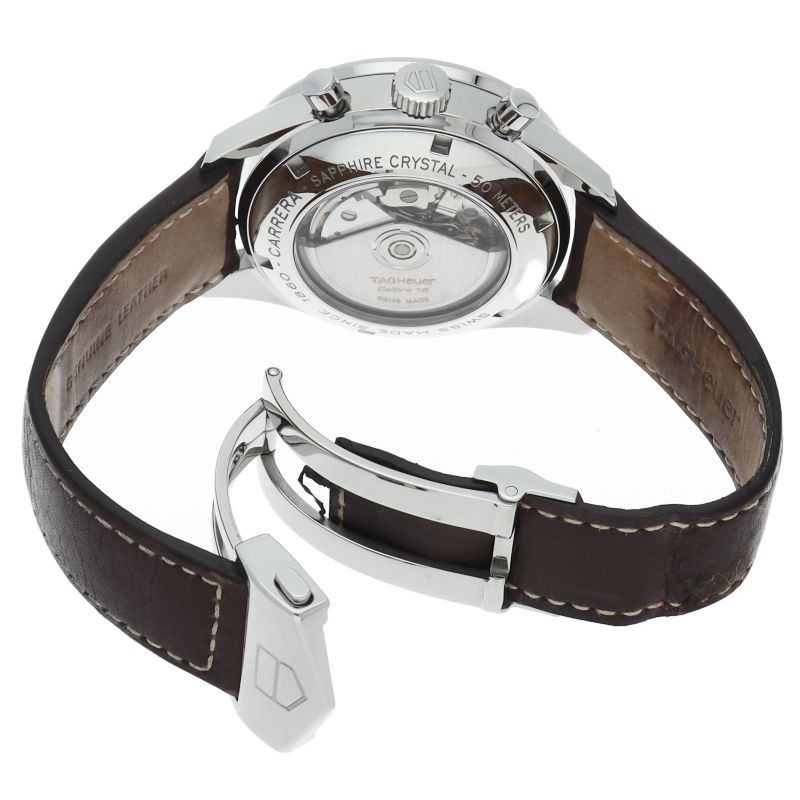 タグ・ホイヤー カレラ キャリバー16 クロノグラフ ブラウン CV2013