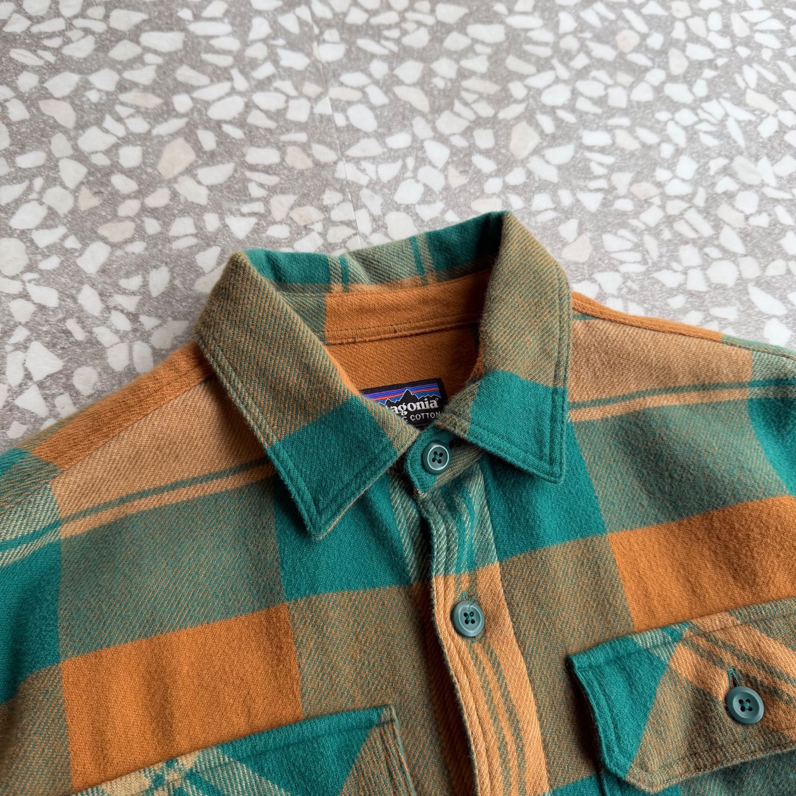 patagoniaパタゴニア チェック オーガニックコットン フランネルシャツ 