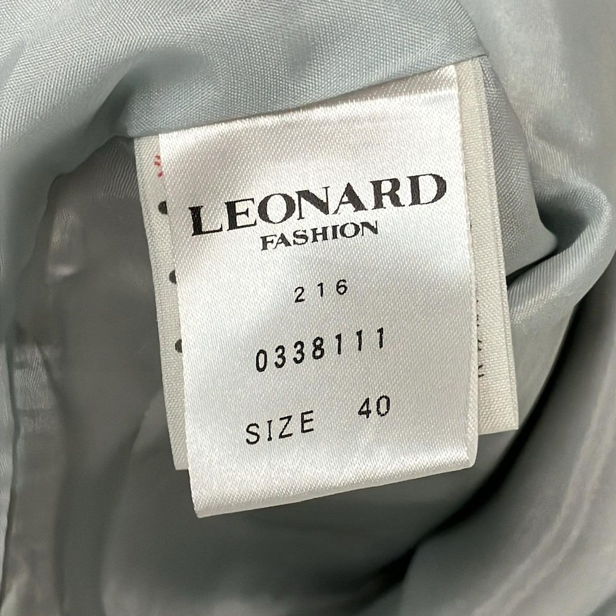 LEONARD(レオナール) コート サイズ40 M レディース美品 - ダーク