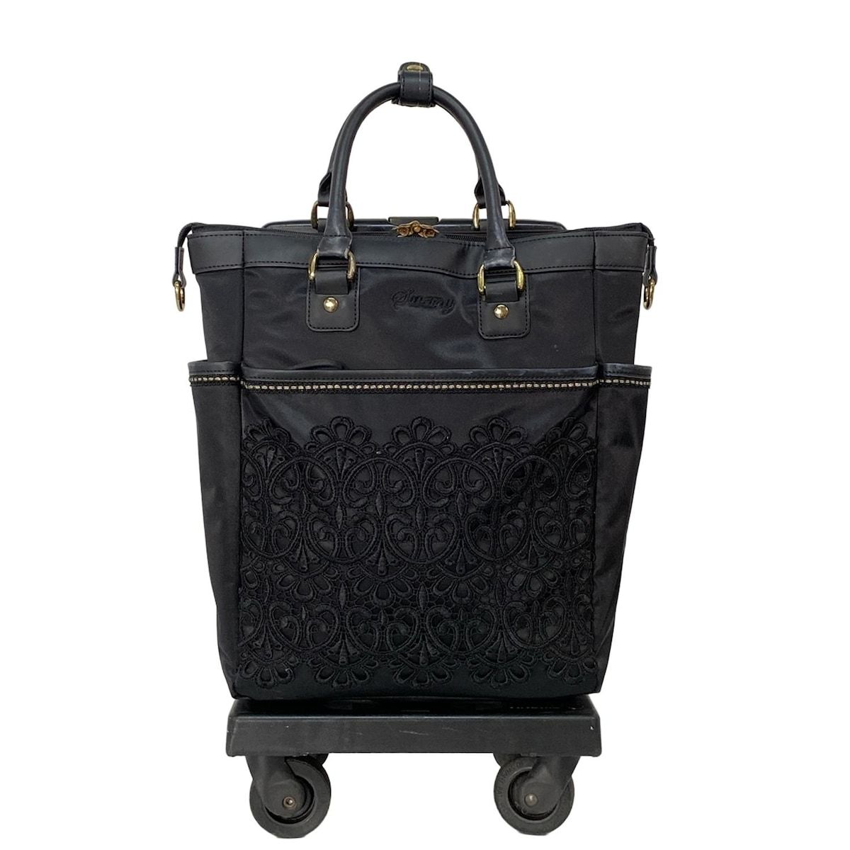 SWANY(スワニー) キャリーバッグ - 黒 TSAなし/本体ダイヤルロックなし
