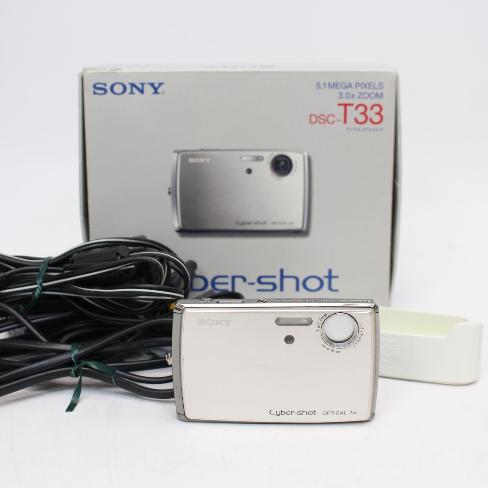 615)SONY Cyber-shot DSC-T33 デジカメ コンパクトデジタルカメラ