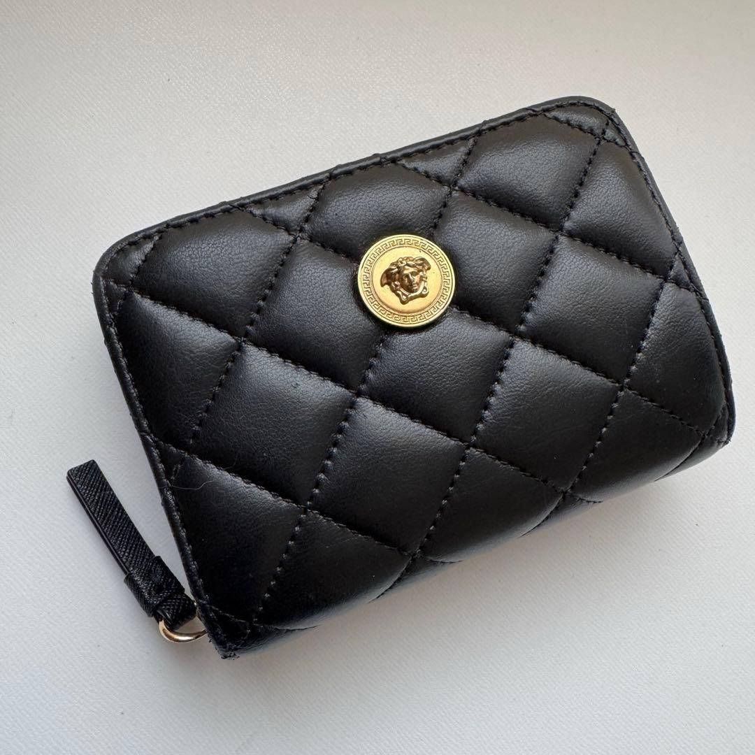 限定価格】 128 Versace アウトレット ヴェルサーチ 2つ折り 財布 限定