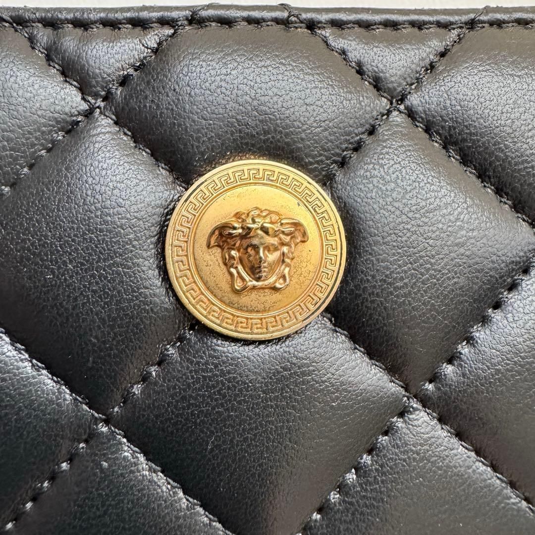 限定価格】 128 Versace アウトレット ヴェルサーチ 2つ折り 財布 限定