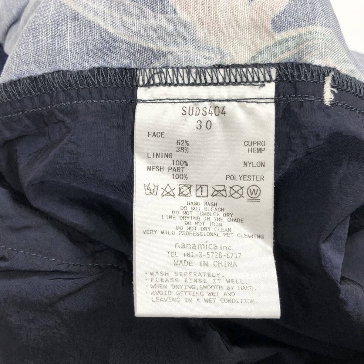 ○★新品未使用　nanamica（ナナミカ）　アロハショーツ　36　ネイビー 新品 未使用 nanamica（ナナミカ） アロハショーツ 30 ネイビー - メルカリ